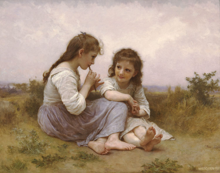 Adolphe William Bouguereau Childhood Idyll  (mk26)